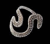 WOVEN SILVER RING