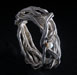WOVEN SILVER AND FRESH WATER PEARL BRACELET