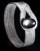 WOVEN SILVER AND CITRINE BRACELET