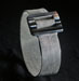 
WOVEN SILVER BRACELET WITH AGATE BUCKLE